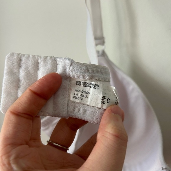 Spencer White Adjustable Bra - Picture 3 of 3